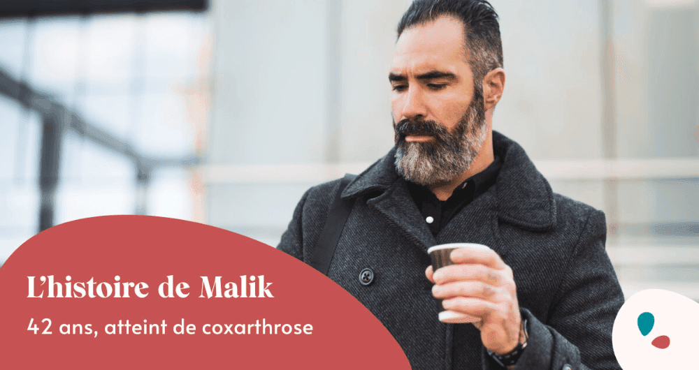 L'histoire de Malik, 42 ans, atteint de coxarthrose