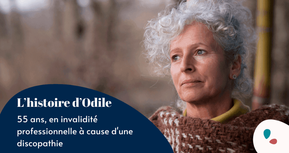 L'histoire d'Odile, 55 ans, en invalidité professionnelle à cause d'une discopathie