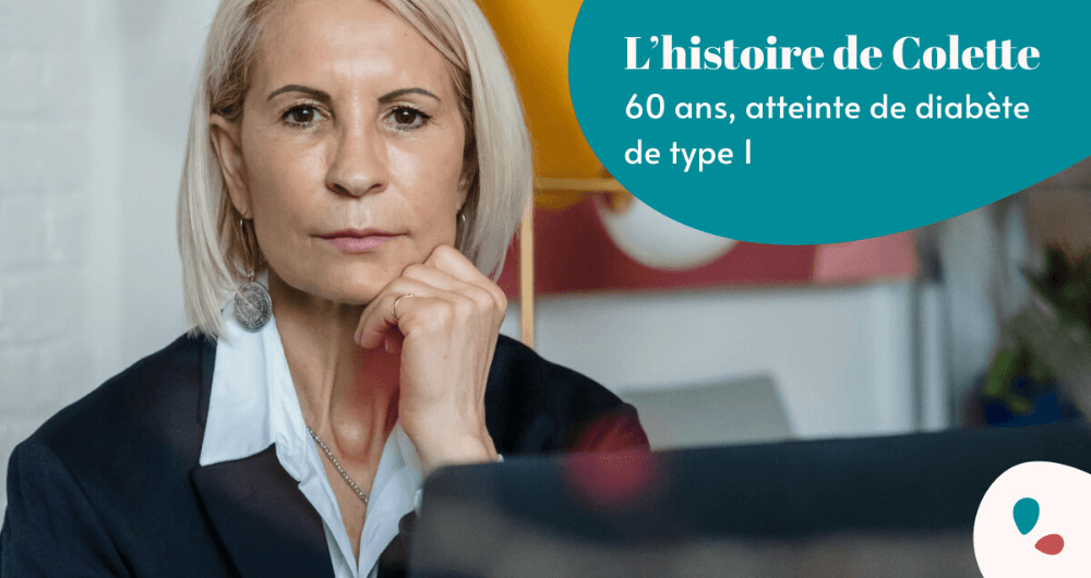 L'histoire de Colette, 60 ans, souffrant de diabète de type 1