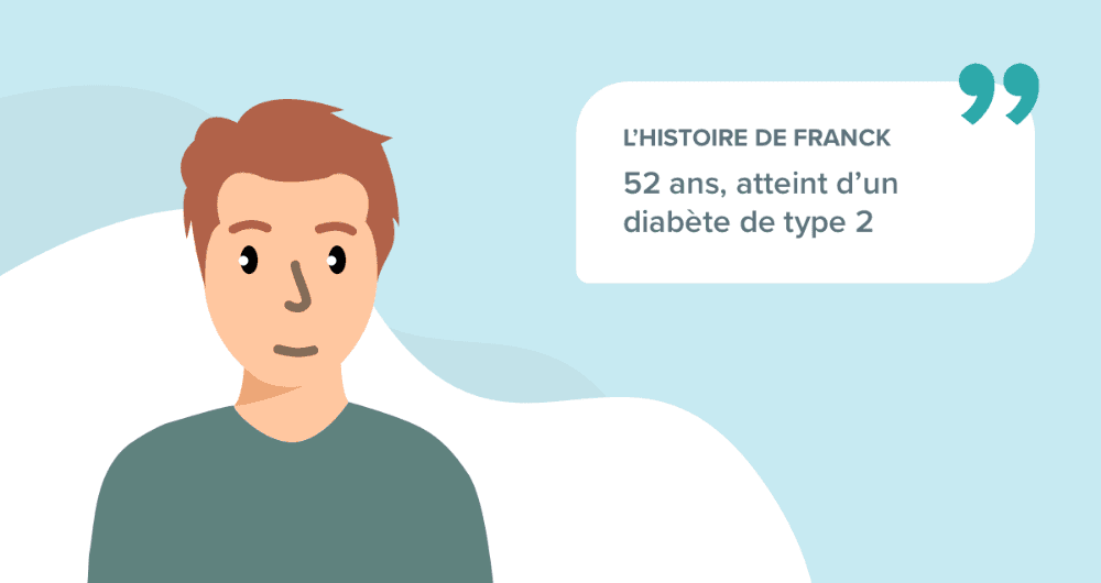 L’histoire de Franck, 50 ans, atteint d’un diabète de type 2