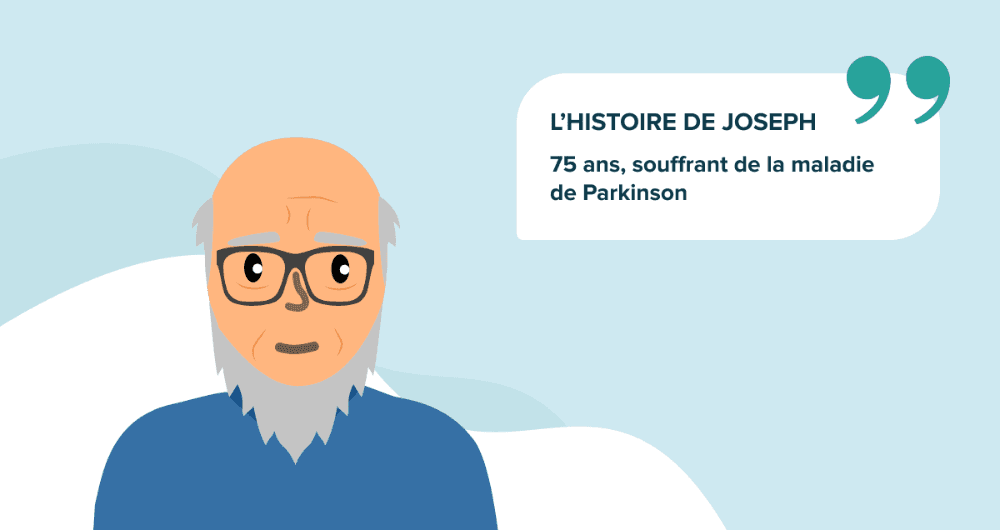 L'histoire de Joseph, 75 ans, souffrant de la maladie de Parkinson