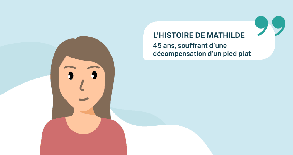 décompensation d’un pied plat