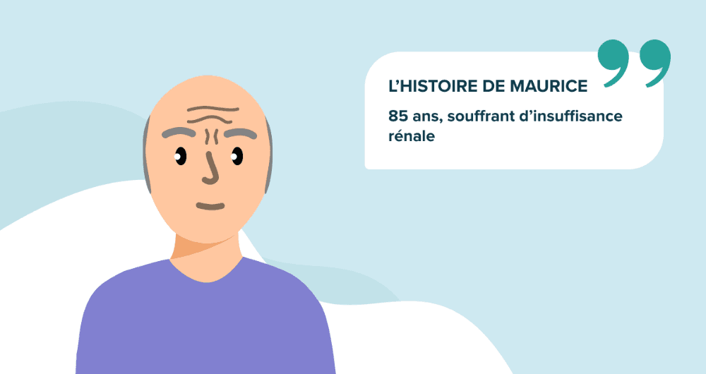 L'histoire de Maurice, 85 ans, souffrant d'insuffisance rénale