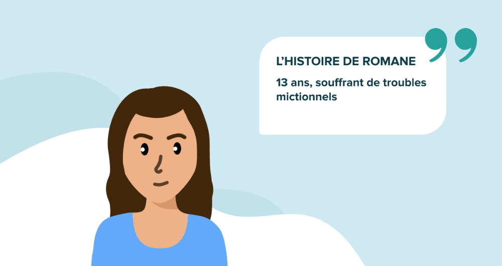 L'histoire de Romane, 13 ans, souffrant de troubles mictionnels