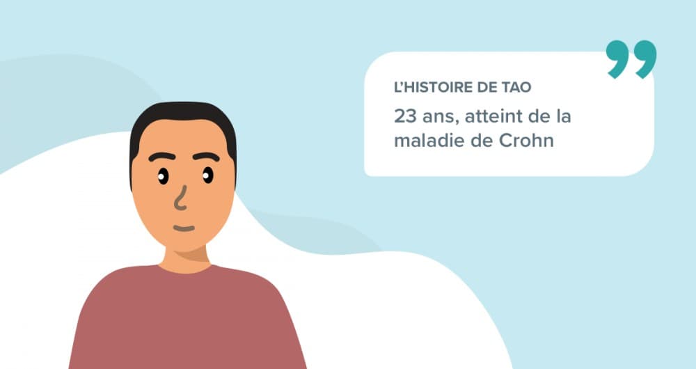 L'histoire de Tao, 23 ans, atteint de la maladie de Crohn