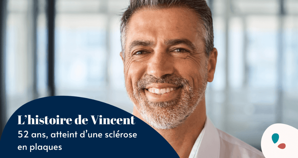 L’histoire de Vincent, 52 ans, atteint d’une sclérose en plaques