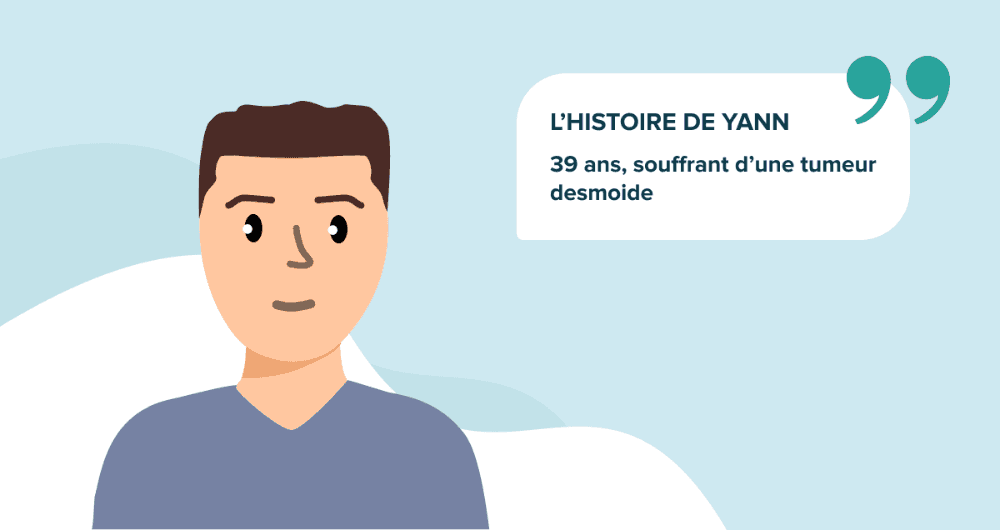 L'histoire de Yann, 39 ans, souffrant d'une tumeur desmoïde