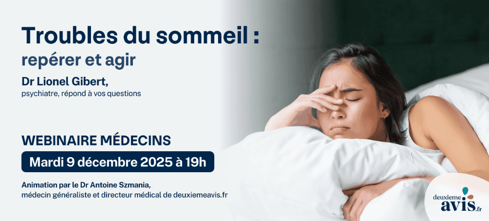 webinaire médecins troubles du sommeil